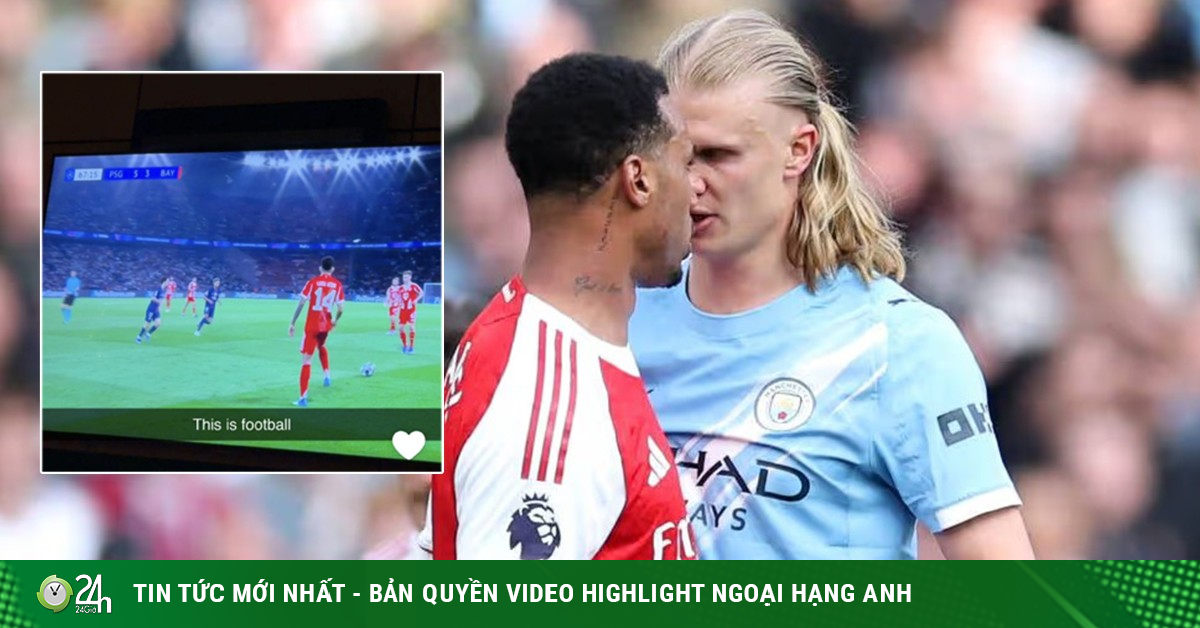 Haaland mỉa mai Arsenal sau trận PSG - Bayern 9 bàn