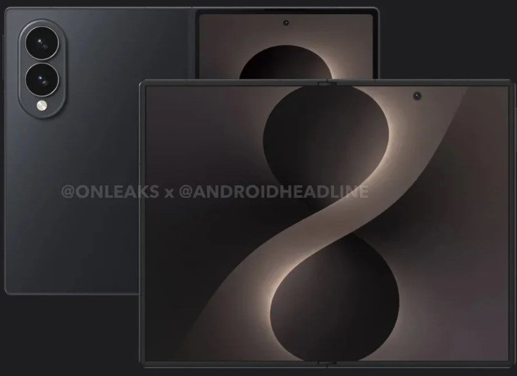 Ảnh concept Galaxy Z Wide Fold.