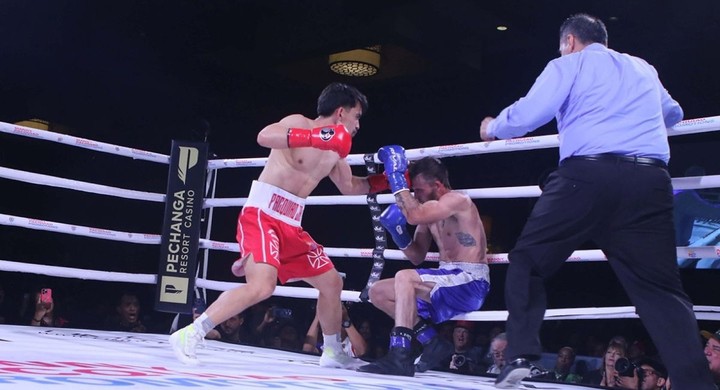 Bị chê bai, con trai huyền thoại Pacquiao tung mưa đòn hạ gục cựu võ sĩ MMA - 2