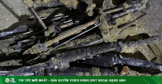 Những hiện vật, vũ khí trong xe tăng trục vớt ở biển Quy Nhơn