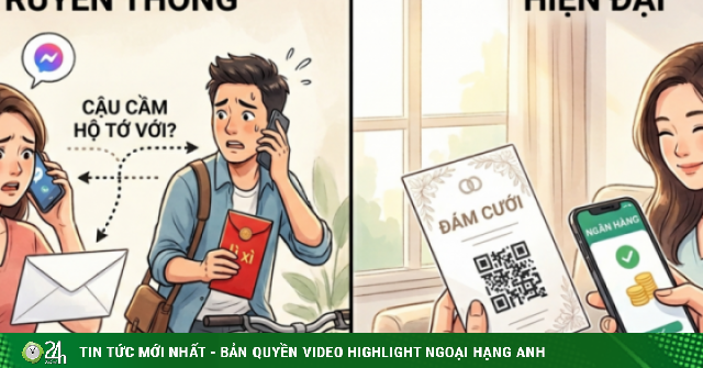 Mã QR ngân hàng trên thiệp cưới giúp khách đỡ phải 'gửi', có gì mà vô duyên?