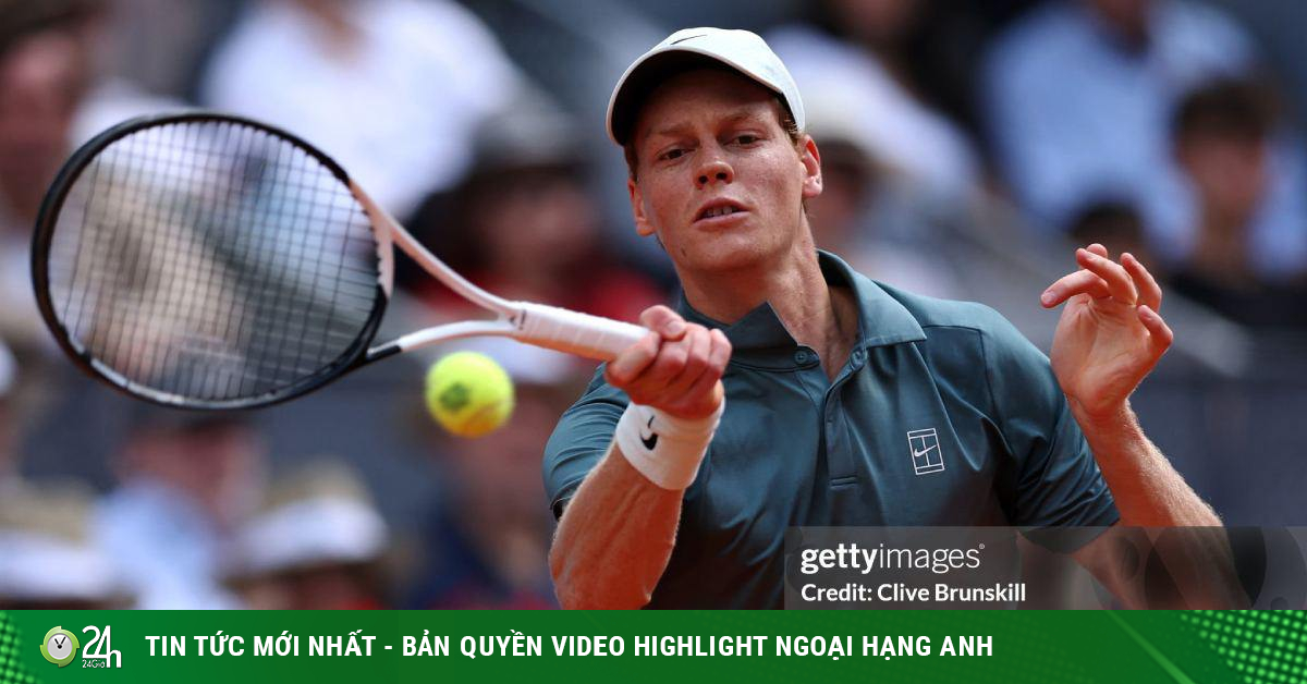 Video tennis Sinner – Fils: Tốc hành 87 phút, thẳng tiến chung kết (BK Madrid Open)