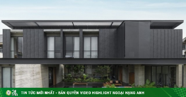 Biệt thự 640 m2 thông thoáng với thiết kế 'trên kín dưới hở'
