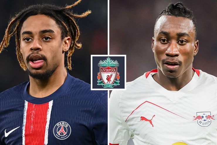 Barcola hay Diomande sẽ được Liverpool chọn thay Salah?