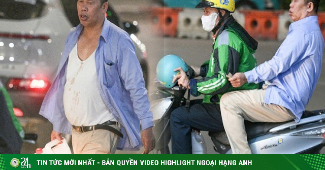 Người đàn ông xách can rượu, bỏ xe máy rời đi khi bị phạt nồng độ cồn kịch khung