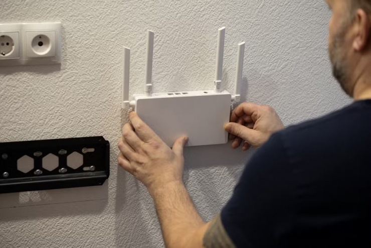Hãy đặt router Wi-Fi ở vị trí thông thoáng để đảm bảo chất lượng ổn định