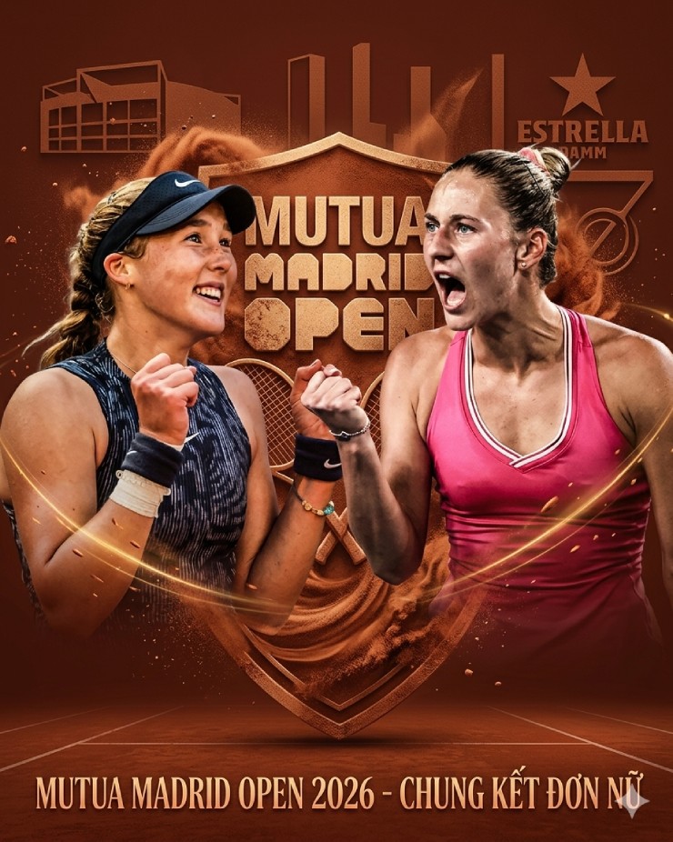 Madrid Open ngày 2/5 cực nóng với trận đấu đỉnh cao 