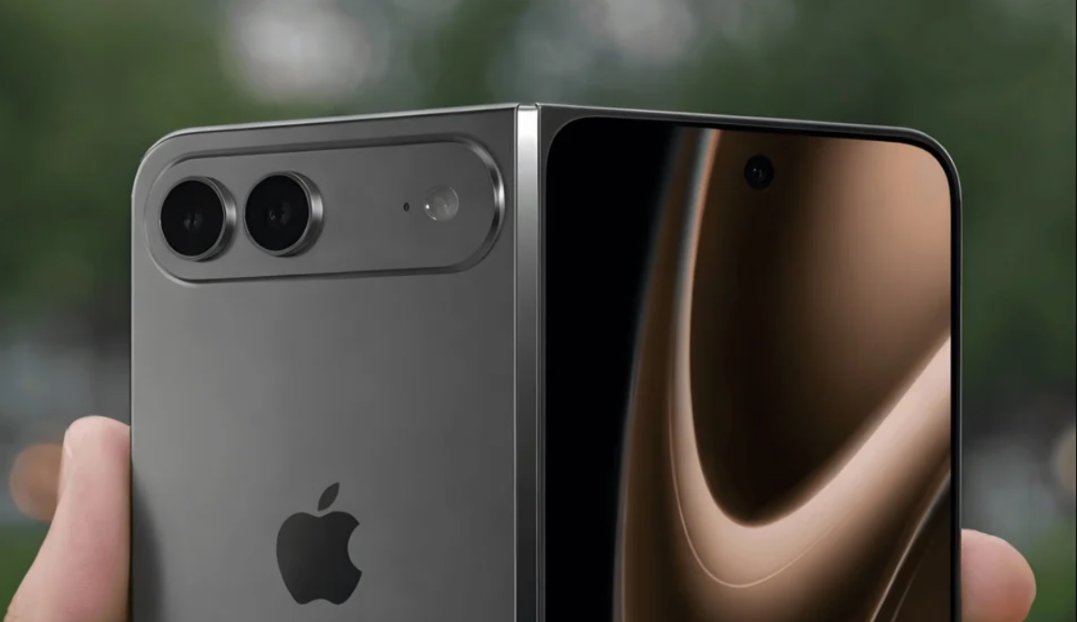 Ảnh concept iPhone màn hình gập.