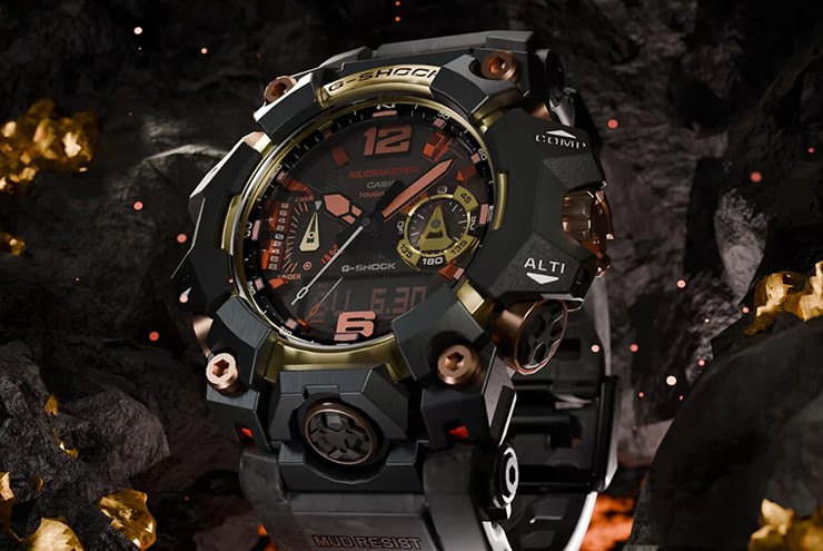 Casio tiếp tục chơi lớn với Mudmaster mới vừa bền vừa “cháy” như dung nham