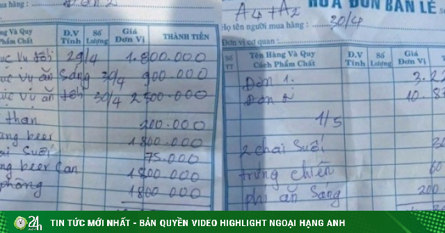 Khách sạn bị tố 'chặt chém', thu phí phục vụ 2,5 triệu, bia 900 nghìn đồng/thùng