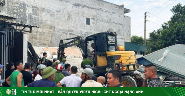 Sập nhà 2 tầng tại Quảng Ninh, một người chết, 2 người bị thương