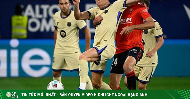 Video bóng đá Osasuna - Barcelona: Đột biến từ các dự bị (La Liga)