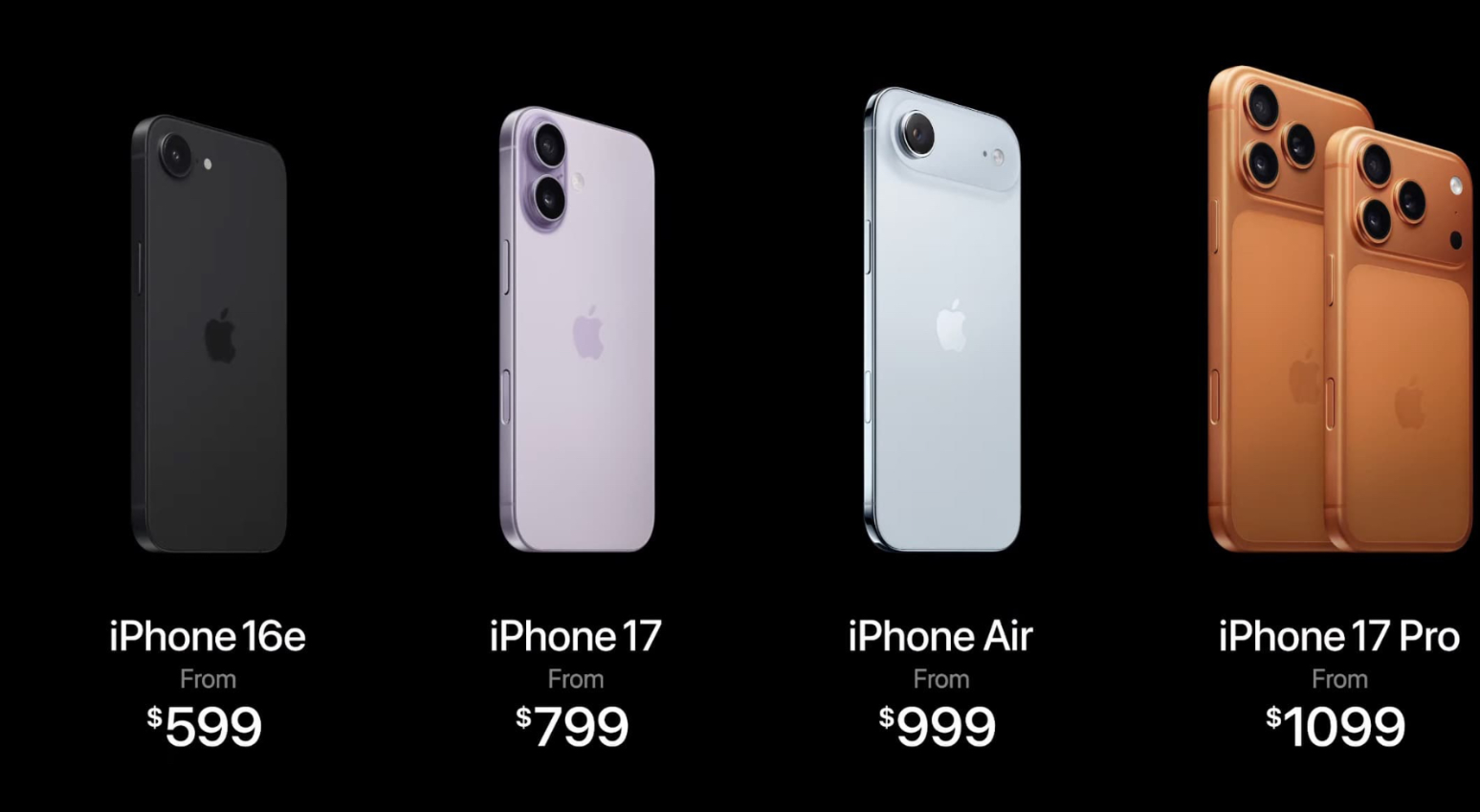 Dòng iPhone 17.