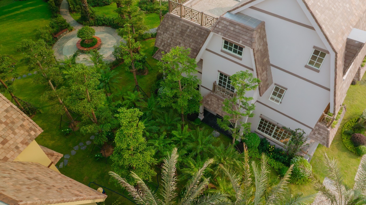 Không gian sống ngập sắc xanh của The Grand Island