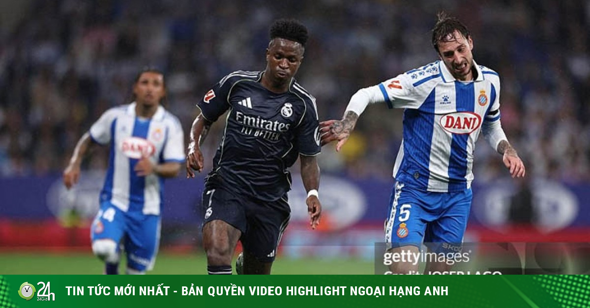 Video bóng đá Espanyol - Real Madrid: Khác biệt Vinicius, níu giữ hy vọng (La Liga)