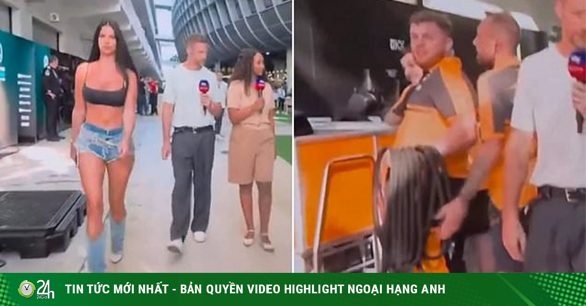 Người quay phim lạc ống kính vì ngắm gái đẹp, sự cố truyền hình gây sốc thể thao
