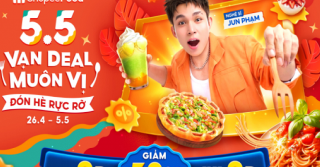 ShopeeFood 5.5 vạn deal muôn vị đổ bộ, đón hè no nê quên lối về