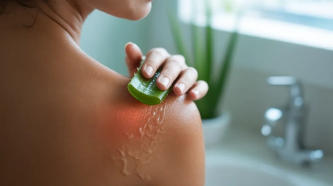 Lô hội được xem là 'cứu tinh' cho làn da bỏng nắng nhờ cơ chế làm mát và phục hồi khá đặc biệt, không chỉ đơn thuần là cảm giác mát bên ngoài.