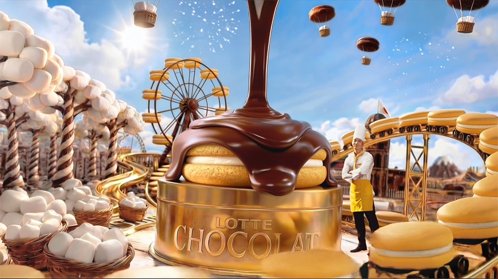 Thế giới bánh LOTTE CHOCOLAT hấp dẫn với lớp vỏ bánh mềm mịn như vừa “ra lò”, lớp phủ socola thượng hạng cùng lớp marshmallow dai ngon