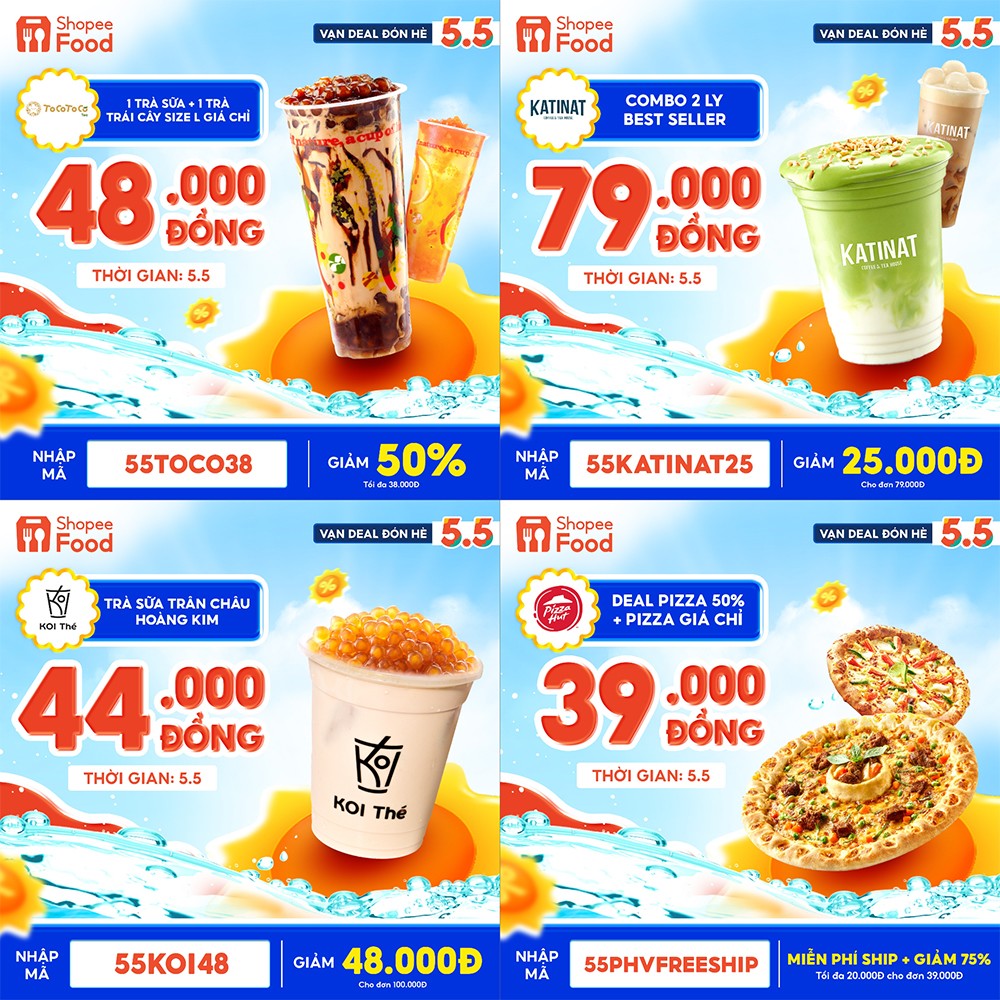 Cả thế giới món ngon đến từ dàn thương hiệu “xịn mịn” sẵn sàng cập bến bàn ăn của bạn với mức giá hời chưa từng có.
