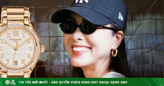 Tăng Thanh Hà đeo đồng hồ hơn 1,7 tỷ đồng đi uống cà phê
