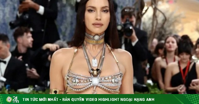 Irina Shayk mặc như khỏa thân ở Met Gala