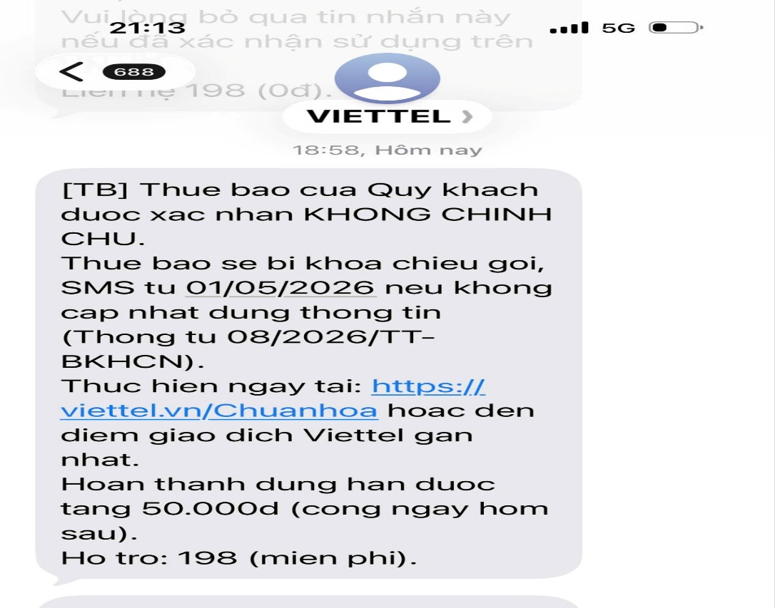 Hàng nghìn SIM đã bị khoá do... không chính chủ - 2