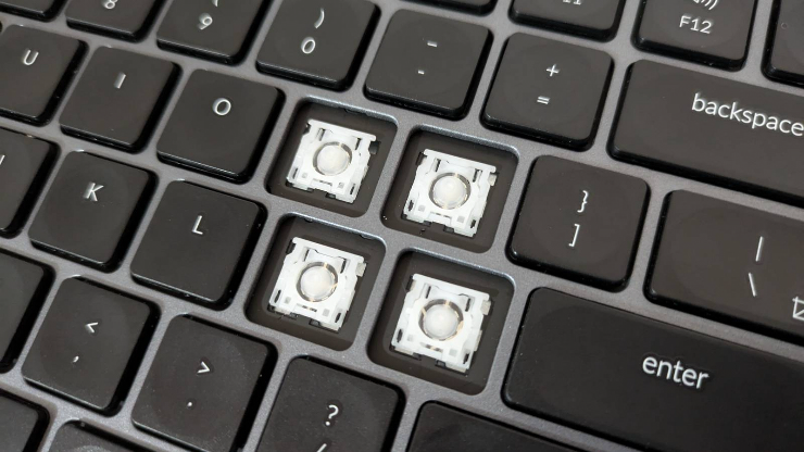 Ảnh minh họa bàn phím laptop.