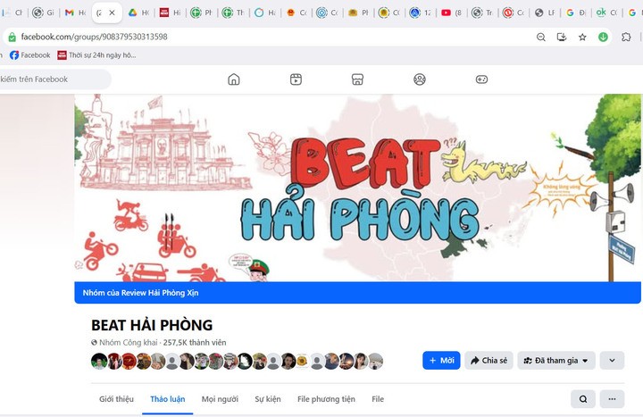 Kể từ sau ngày 2 admin bị bắt, trang Beat Hải Phòng này đã không còn được cập nhật.