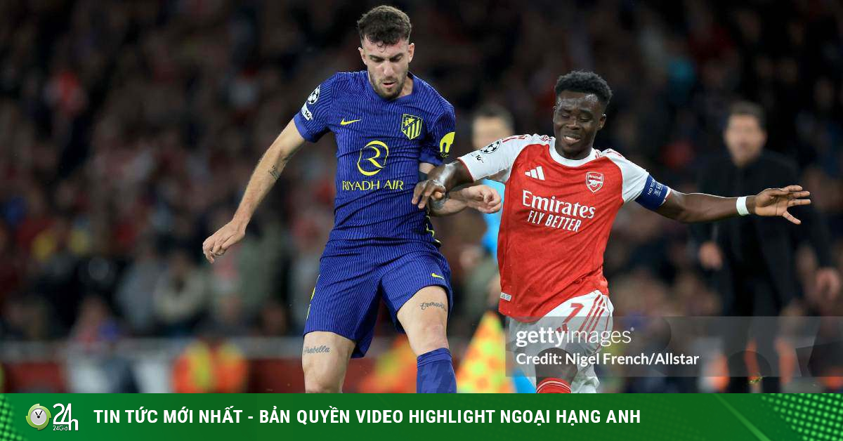 Video bóng đá Arsenal – Atletico Madrid: Bước ngoặt ở phút 44 (Cúp C1)