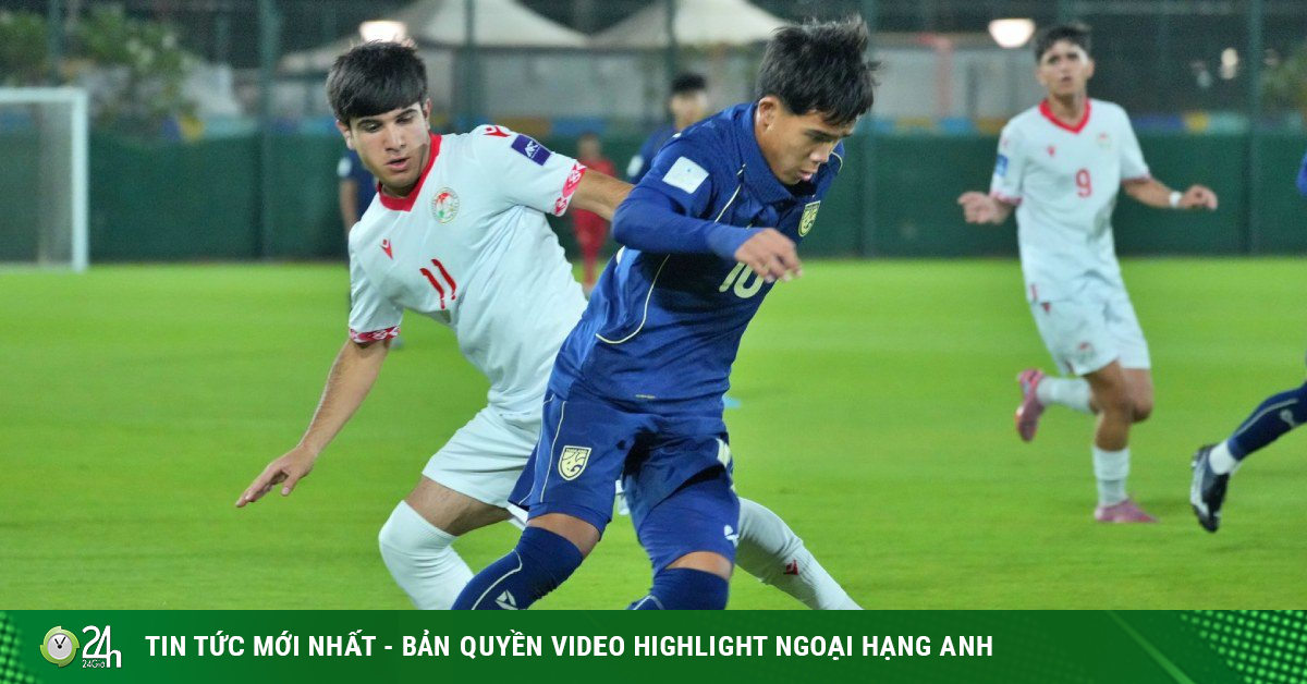 Video bóng đá U17 U17 Tajikistan - U17 Thái Lan: Ngỡ ngàng phản lưới phút đầu tiên (Giải châu Á)