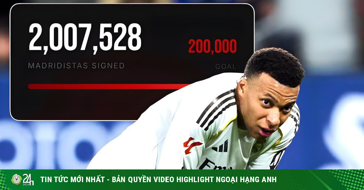 Ngỡ ngàng hàng triệu fan ký đơn kiến ​​nghị yêu cầu Mbappe rời Real Madrid