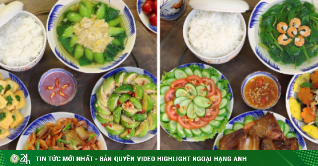 30 mâm cơm mùa hè thanh mát, dễ nấu của mẹ đảm Hà Nội