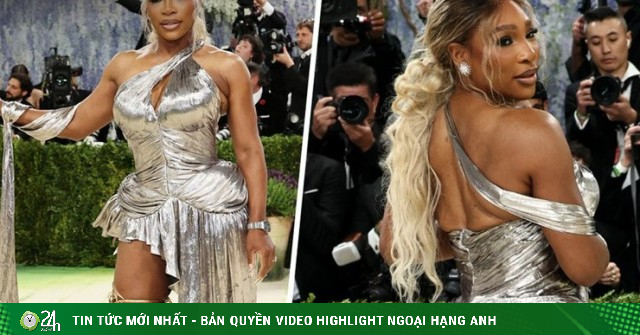 Serena Williams diện đồ táo bạo, khoe trọn "vòng 3" gợi cảm ở tuổi 44