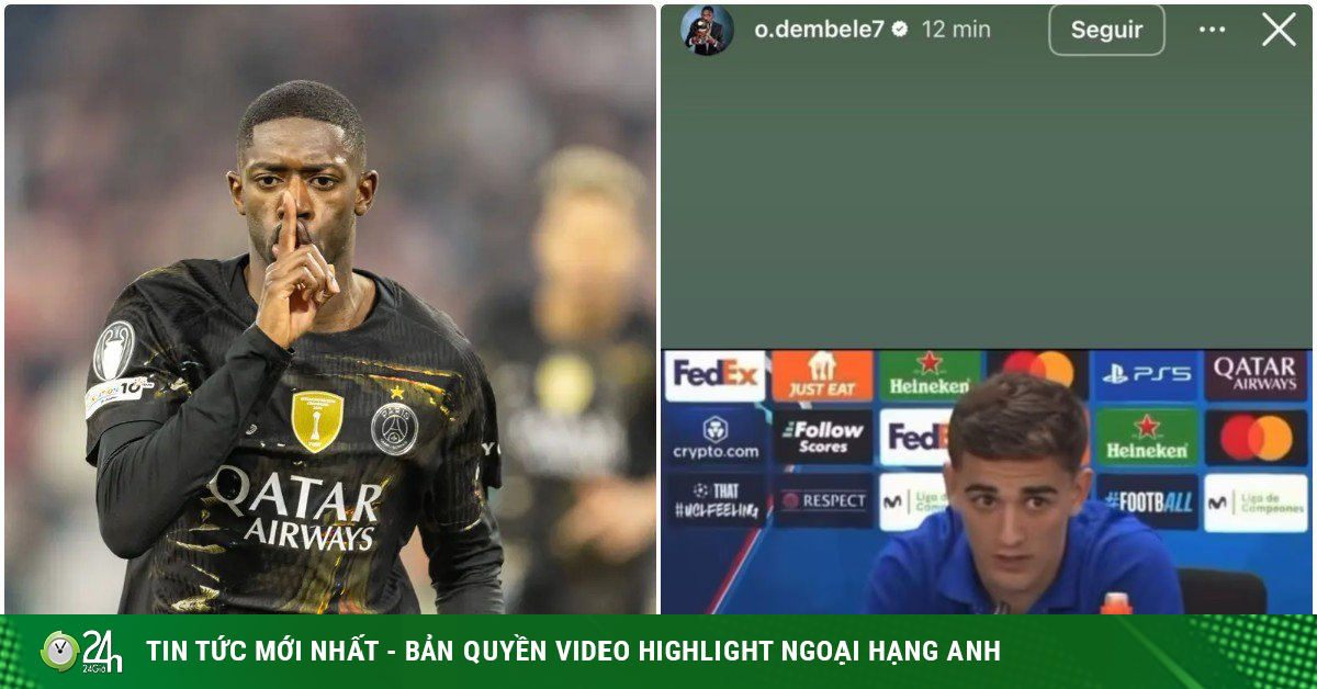Dembele đăng thông điệp ẩn ý sau khi PSG vào chung kết cúp C1
