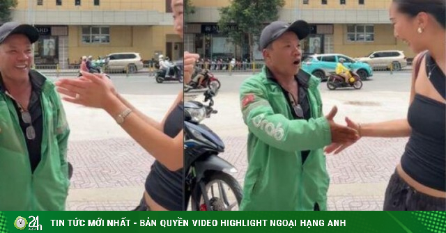 2 khách Tây vui như Tết khi gặp anh xe ôm nói tiếng Anh như gió, biết cả từ lóng