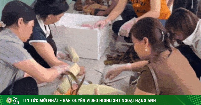 Gia đình 39 người ở Bắc Ninh đem bánh chưng, gà luộc, 20kg hoa quả đi du lịch