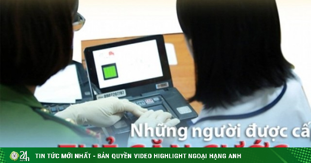 Những người được cấp thẻ căn cước vô thời hạn trong năm 2026