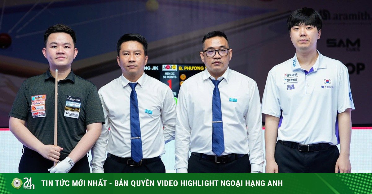 Bao Phương Vinh đấu nhà vô địch bi-a World Cup Kim Haeng Jik tại chung kết châu Á 2026
