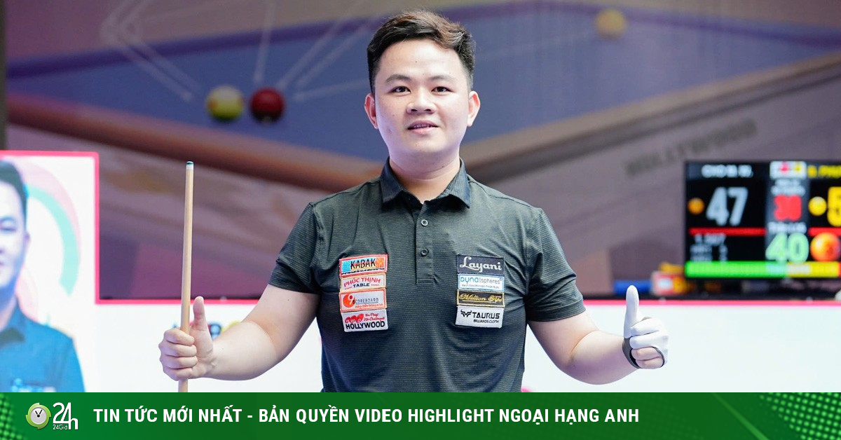 Vang dội Bao Phương Vinh loại đương kim số 1 bi-a thế giới tại giải vô địch châu Á