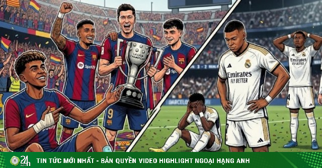 Barcelona "chấp" Yamal vẫn trên cơ Real, Arsenal sắp đá trận derby căng nhất mùa giải (Clip 1 phút)
