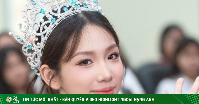 Hoa hậu genZ Hà Linh gây chú ý