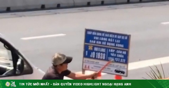 Đề nghị công an điều tra người đàn ông phá hoại tài sản trên cao tốc Bắc - Nam