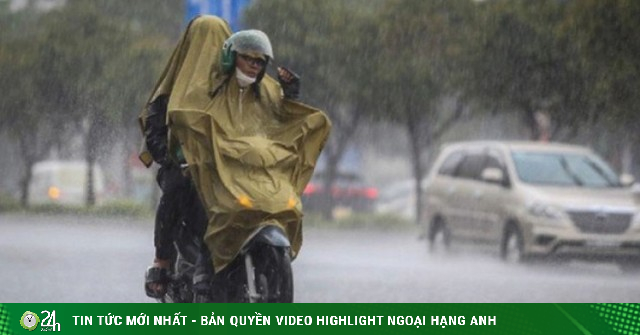 Miền Bắc tiếp tục mưa dông, mức nhiệt toàn miền không vượt quá 30 độ C