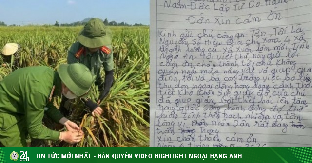 Lá 'đơn' nguệch ngoạc, sai chính tả của lão nông khiến cán bộ công an xúc động