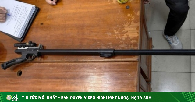 Bắt đối tượng mang súng bi sắt bắn người bị thương ở khu Tân Mai, Hà Nội