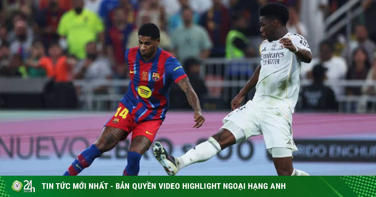 Video bóng đá Barcelona - Real Madrid: Rashford thăng hoa, lên ngôi ngạo nghễ (La Liga)