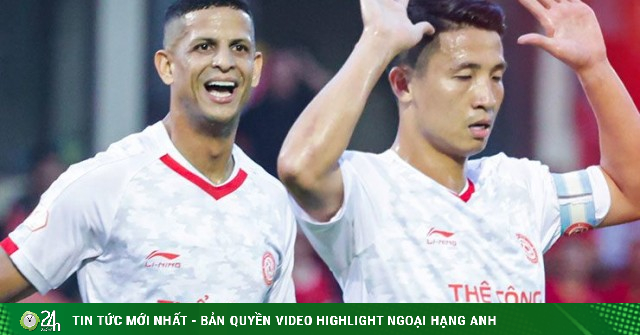 Video bóng đá Hà Tĩnh - Thể Công Viettel: Cú đúp Bùi Tiến Dũng, củng cố ngôi nhì (V-League)
