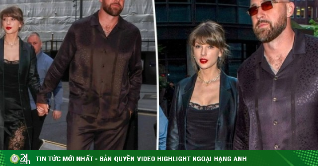 Taylor Swift diện đầm ren gợi cảm trong buổi hẹn hò chồng sắp cưới