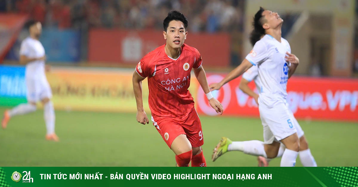 Video bóng đá Công an Hà Nội - Nam Định: Đình Bắc rực rỡ, áp sát ngôi vương (V-League)